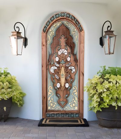 Modern Ahşap Giriş Kapısı