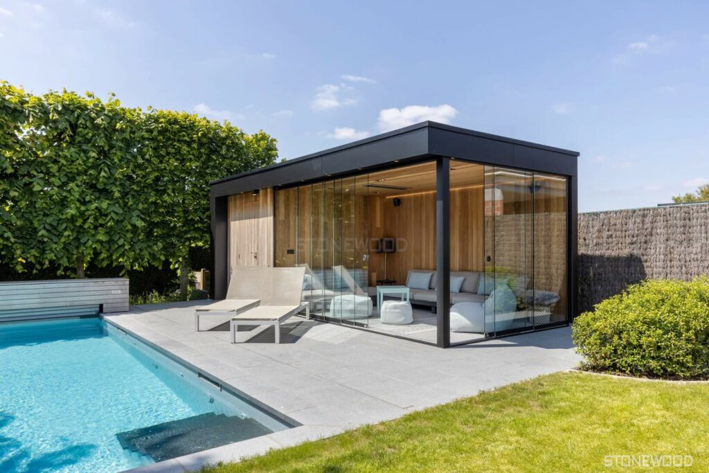 Modern Havuz Kenarı Çardak Modeli