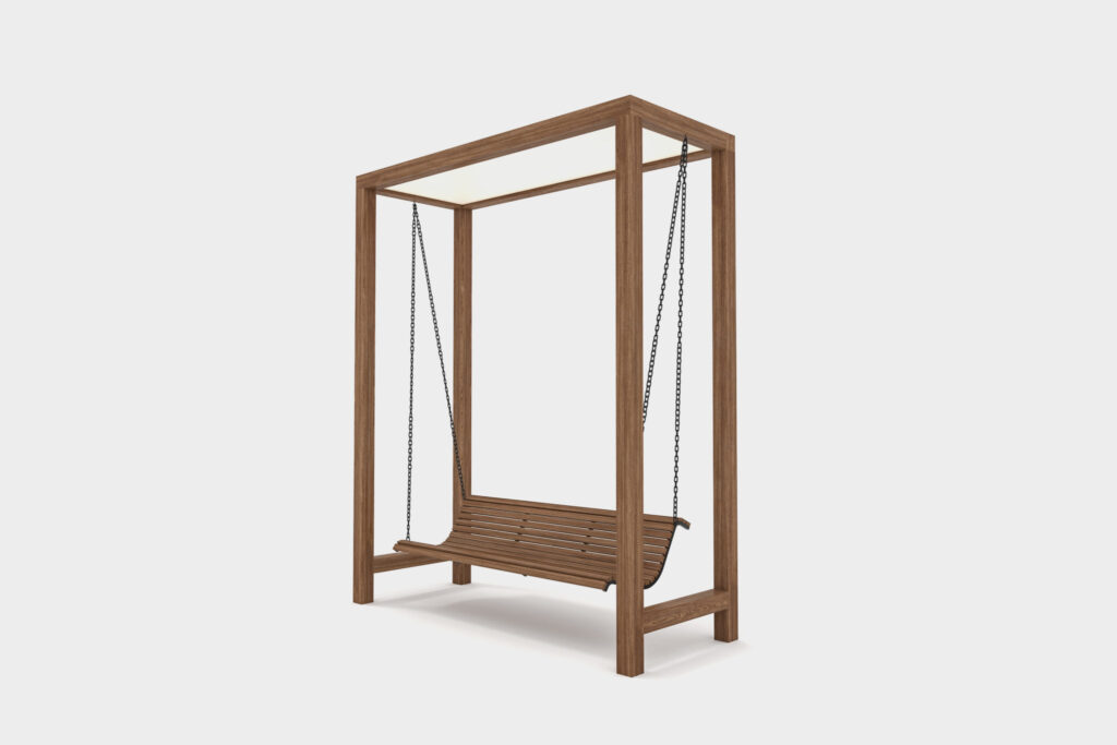 Aydınlatmalı Modern Salıncak