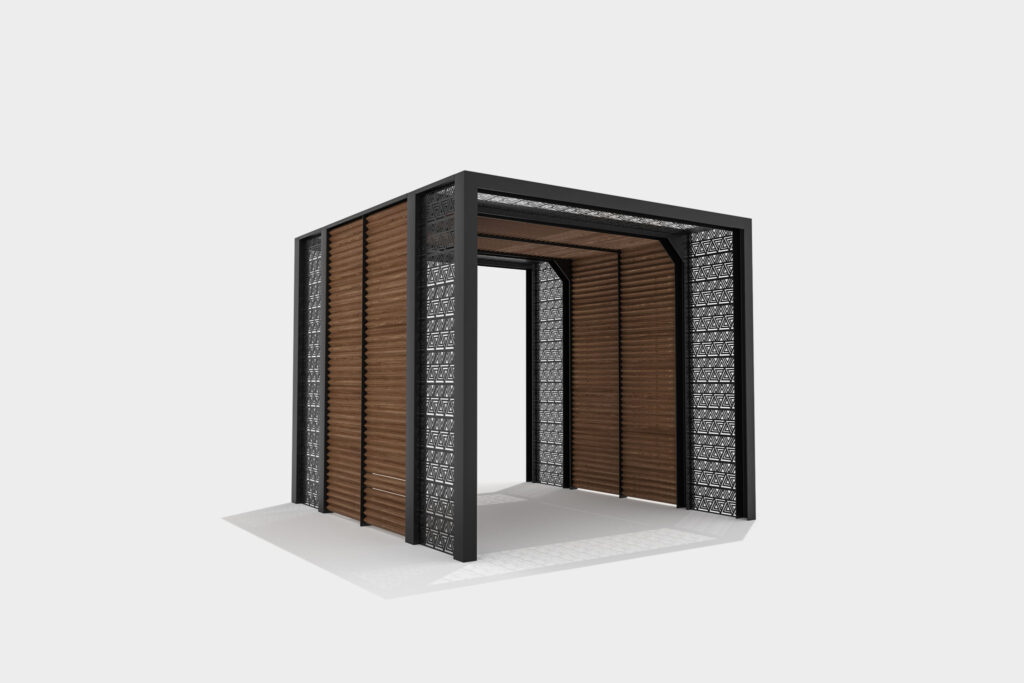 Antrasit gri pergola modeli