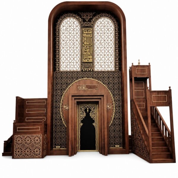 Wooden Pulpit, Altar and Dais (WP-03)