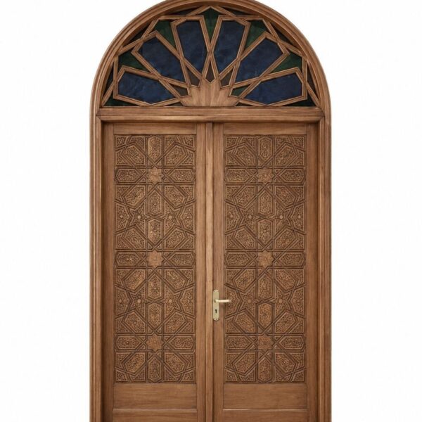 Seljuk Geometric Wooden Mosque Door