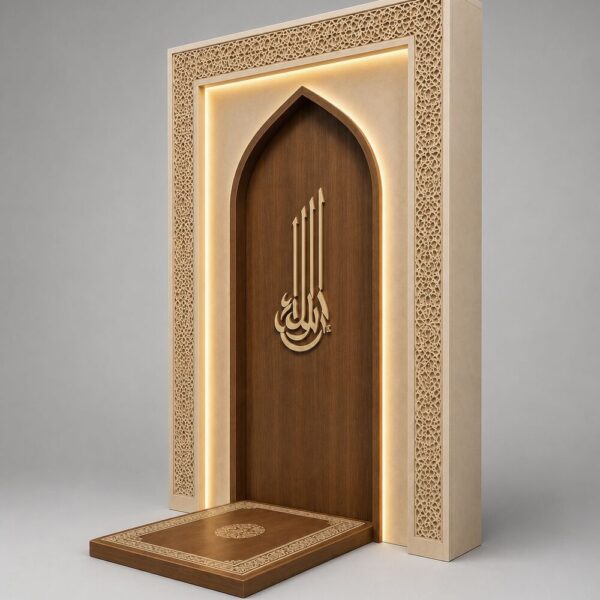 LED-Lit Modern Mihrab Concepts