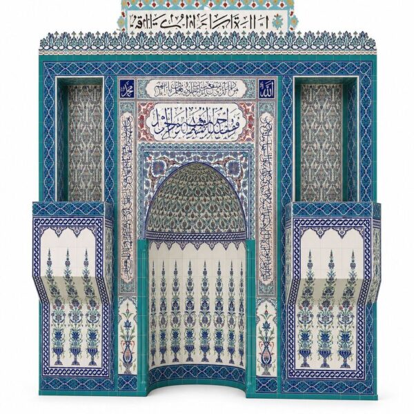 Mosque Tile Altar, Dais and Pulpit