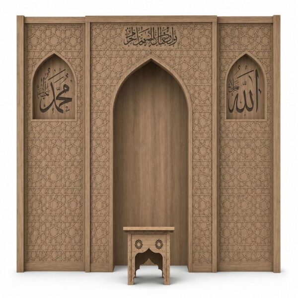 Laminated MDF Mosque Mihrab (MDFM-02)