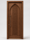 Çift Kanatlı Modern Ahşap Cami Kapısı – 150 cm