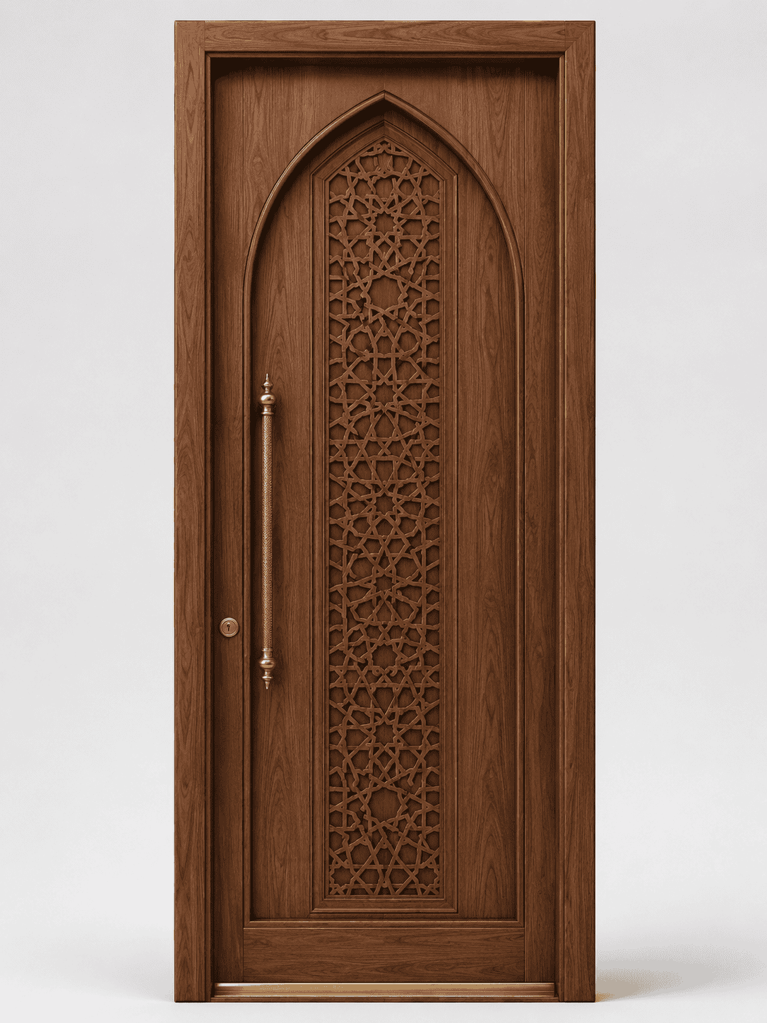 Çift Kanatlı Modern Ahşap Cami Kapısı – 150 cm Çift Kanatlı Modern Ahşap Cami Kapısı – 150 cm