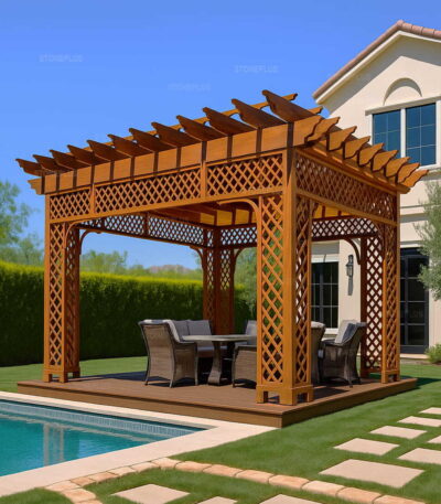 Ahşap Pergola Kamelya