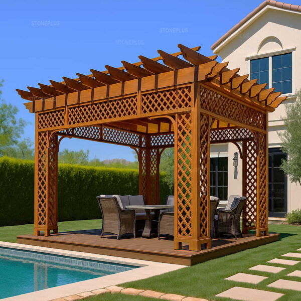 Ahşap Pergola Kamelya