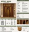 Özel Tasarım Ahşap Cami Mihrabı – Model MH-0007