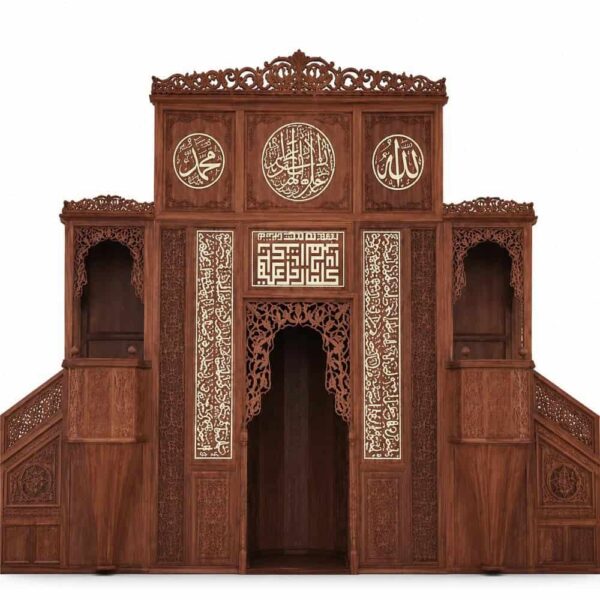 Ahşap Mihrap, Minber ve Kürsü Takımı – WA-01