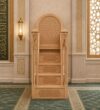 Motifli Ahşap Cami Kürsüsü ve Minberi