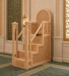 Motifli Ahşap Cami Kürsüsü ve Minberi