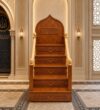 Ahşap Cami Minberi – Küçük Mescitler İçin Kompakt Ahşap Cami Minberi