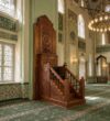 El Oyması Ahşap Cami Minberi – İslami Motifli Lüks Cami Minberi
