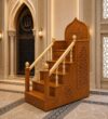 Ahşap Cami Minberi – Küçük Mescitler İçin Kompakt Ahşap Cami Minberi