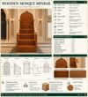 Ahşap Cami Minberi – Küçük Mescitler İçin Kompakt Ahşap Cami Minberi