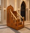 Ahşap Cami Minberi – Küçük Mescitler İçin Kompakt Ahşap Cami Minberi