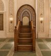 Selçuklu Motifli Ahşap Cami Vaaz Kürsüsü