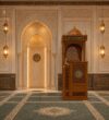 Osmanlı Tarzı Kubbeli Ahşap Cami Minberi