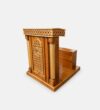 Ahşap Cami Minberi – El İşçiliği Oyma Detaylı Cami Minberi