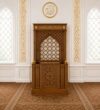 Ahşap Mihrap Kürsüsü – Oyma Desenli Cami ve Mescit Kürsüsü
