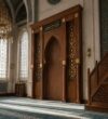Hatlı Kafesli Ahşap Cami Mihrabı – Model MH-0032