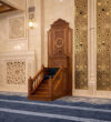 El Oyması Ahşap Cami Minberi – İslami Motifli Lüks Cami Minberi