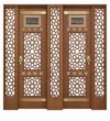 Yıldız Motifli Kündekâri Ahşap Kapı – KWD-07