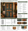 El Boyalı Mandala Ahşap Kapı – Model KP-0093
