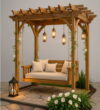 Ahşap Pergola Salıncak