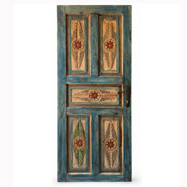 El Boyalı Mandala Ahşap Kapı – Model KP-0093