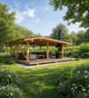 Kavisli Ahşap Kamelya – Stonewood Lidya 6 × 8