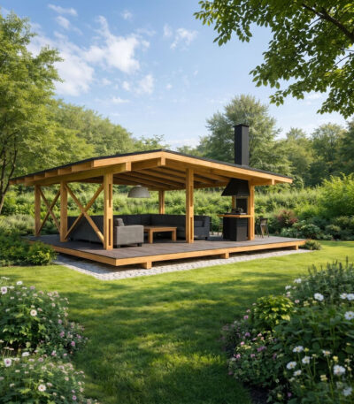 Kavisli Ahşap Kamelya – Stonewood Lidya 6 × 8