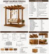Ahşap Pergola Salıncak
