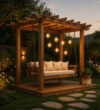Ahşap Pergola Salıncak