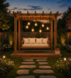 Ahşap Pergola Salıncak