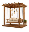 Ahşap Pergola Salıncak